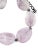 2000s Oscar De La Renta Necklace Choker Amethyst Large Smooth Tumble Beads Signed For Sale - Image 9 of 12