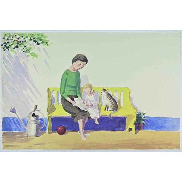 Lithograph on paper realized by Jan Knap in 1999. Signed in the plate. Plate from the Suite "Ordered Melody", published by...