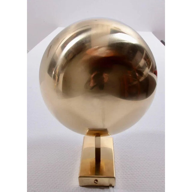 Brass and Satinized Glass Wall Lamps or Sconces in the Style of Stilnovo, 1970s For Sale - Image 3 of 5