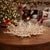 Contemporary Icy Pine Candle Holder Centerpiece 16"D For Sale - Image 3 of 3