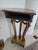 Pair of French Louis 16th Style Giltwood Rouge Marble Top Corner Tables - A Pair For Sale - Image 12 of 14
