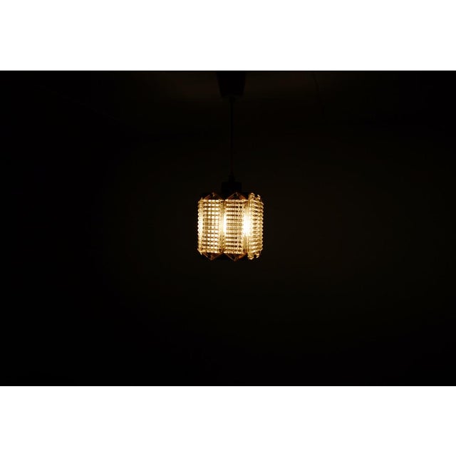 Swedish Crystal Ceiling Light by Wiktor Berndt for Flygsfors, 1950s For Sale - Image 12 of 14