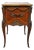 Linke Inspired French Marquetry Marble Top Table With Bronze Mounts 19thC For Sale