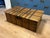 Beautiful, weathered antique teak chest. The size is perfect for use as a coffee table. The small lid also makes the chest...