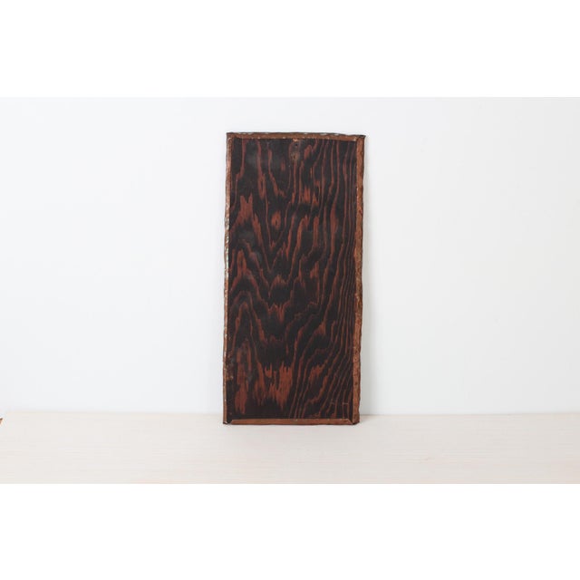 Mid Century Folk Art Copper Repoussé Wall Plaque Mexican Sombrero Figure For Sale - Image 9 of 12