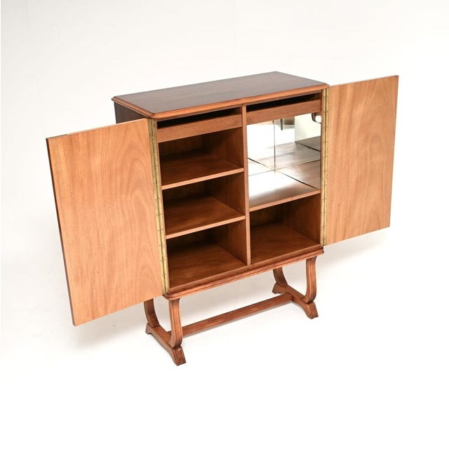 1930s Swedish Art Deco Inlaid Drinks Cabinet, 1930 For Sale - Image 5 of 14