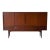 In Style of Johannes Andersen Teak Sideboard Credenza With Sliding Doors Danish Mid-Century Modern 1960s For Sale