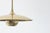 Mid-Century Modern Pendant Lamp in Brass by Florian Schulz For Sale - Image 3 of 6
