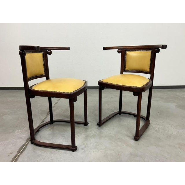 Fledermaus Seating Group by Josef Hoffmann for Jacob Josef Kohn, 1905, Set of 8 For Sale - Image 18 of 18