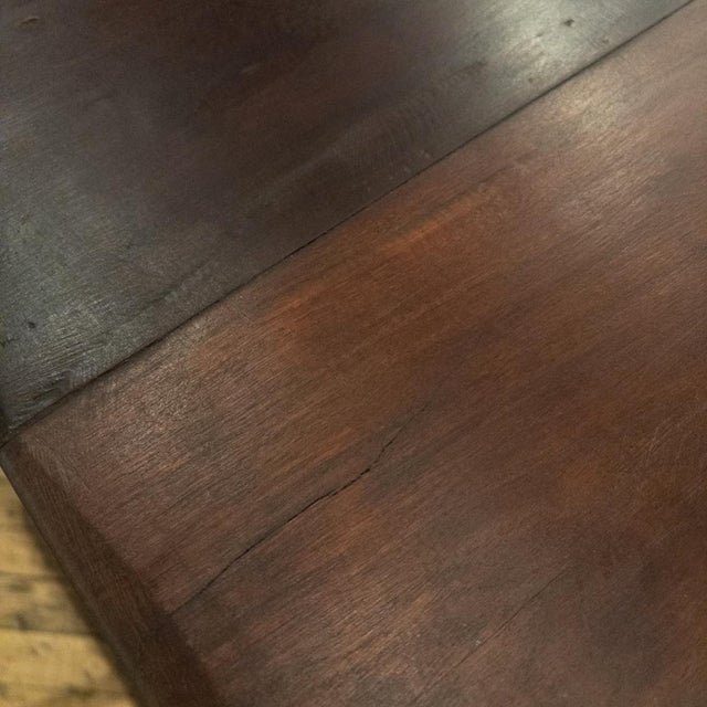 A Substantial Brazilian Trestle Table, C. 1920, Made From a Dense Wood For Sale In Philadelphia - Image 6 of 7