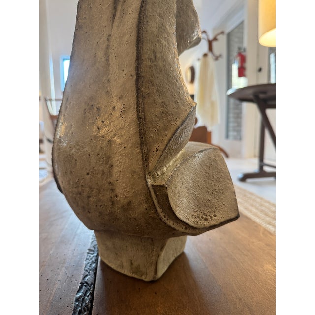 Mid 20th Century Vintage French Ceramic Sculpture For Sale - Image 11 of 12