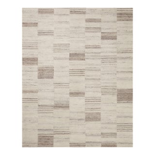 Amber Lewis x Loloi Rocky Ivory / Dove 11'-6" x 15' Area Rug For Sale