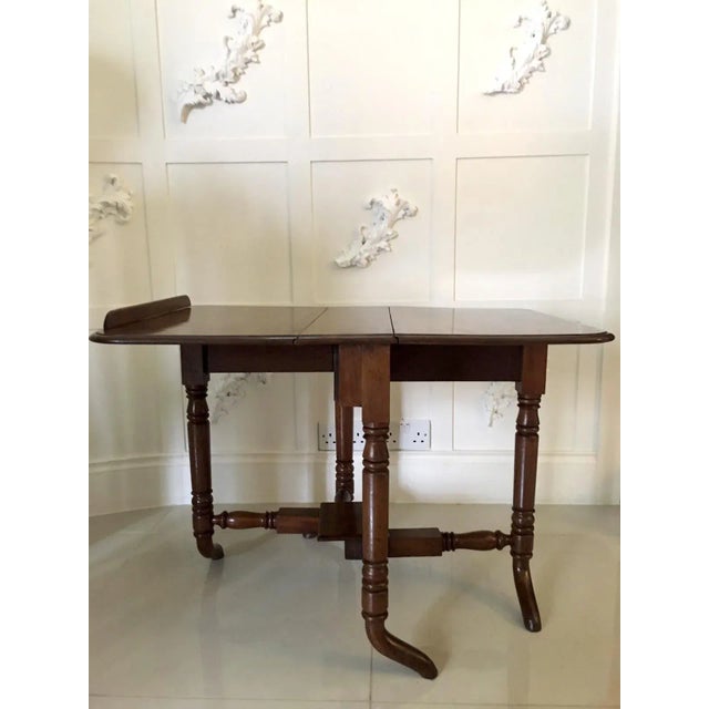 Antique Mahogany Sutherland Reading Table For Sale - Image 3 of 13