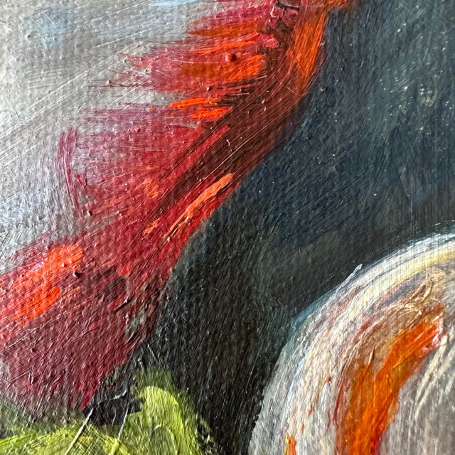 Paint Chinosierie Turneen Painting With Autumn Roses, Sunflowers and Pumpkins, Thankful & Blessed by Artist Kristin Ashman For Sale - Image 7 of 12