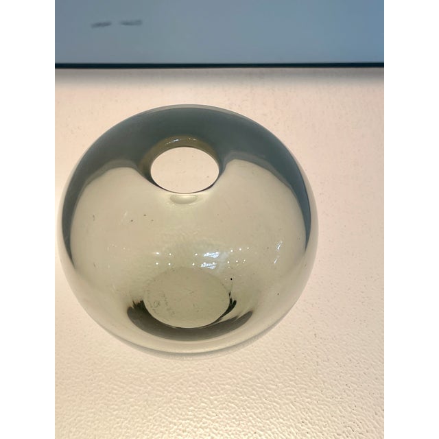 Per Lutken for Holmegard Glass Soliflore Bud Vase - Vintage This is a pretty little smoke glass bud vase by Per Lutken for...