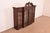 Baker Furniture Company Georgian Carved Mahogany Lighted Bookcase or Display Cabinet by Craftique For Sale - Image 4 of 15