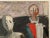 1975 Bruno Paoli "Theater" Original Italian Modern Theater Interior, 20th Century Florence Italy Fine Art Painting, Oil on Board, 24.5x21.5" For Sale - Image 4 of 7