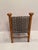 Rattan & Fornasetti Upholstered Italian Chair For Sale - Image 10 of 11