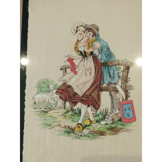 Alfred Renaudin / E. Naudy, Berry, Poitou, Lorraine & Touraine, Early 20th Century, Lithographs, Set of 4 For Sale - Image 15 of 18