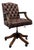 English Oxblood Chesterfield Office Chair For Sale
