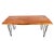 Modern Natural Free Live Edge Slab Coffee Table With Hairpin Legs For Sale - Image 4 of 11