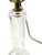 2000 - 2009 Simon Pearce Hand-Blown Crystal Column Table Lamp, Signed, Circa 2000 For Sale - Image 5 of 12