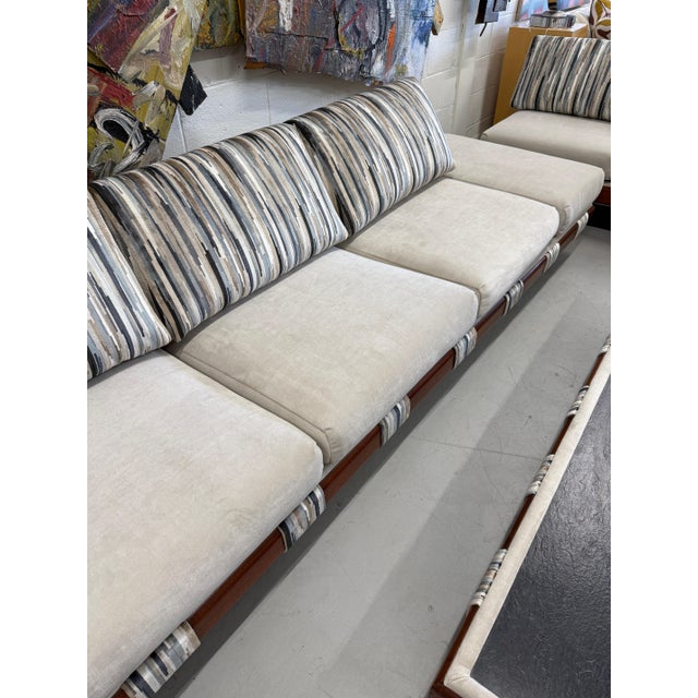 1960’s Adrian Pearsall Sectional Sofa Set with Matching Cocktail Table For Sale - Image 15 of 18