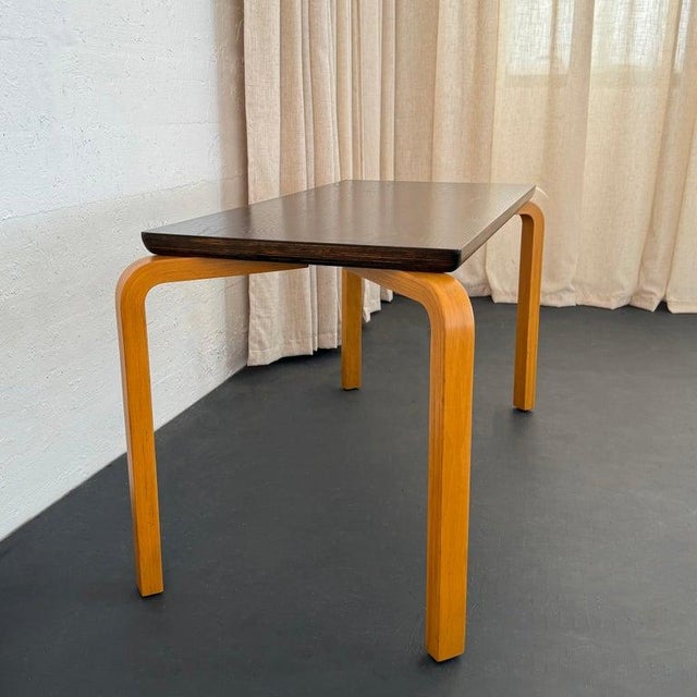 1950s 1950s Mid-Century Modern Birch Bentwood Side or Coffee Table by Thonet For Sale - Image 5 of 9