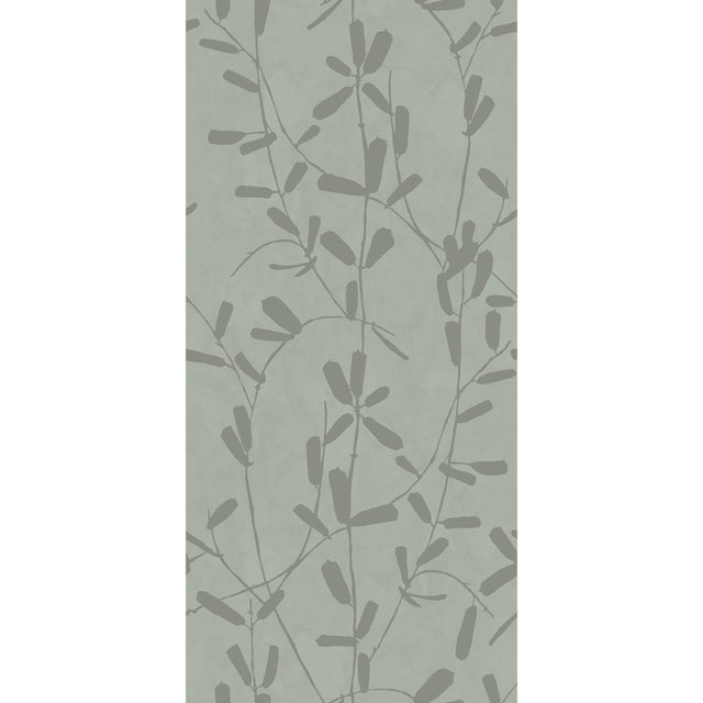 Contemporary Liripoe Wallpaper by Susan Hable in Gray For Sale - Image 3 of 3