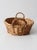 Farmhouse Vintage Wicker Gathering Basket For Sale - Image 3 of 10
