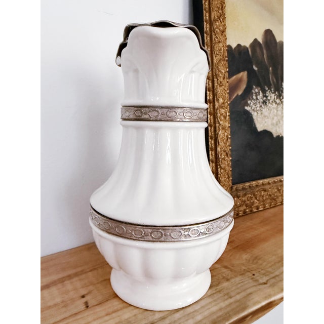 Antique China and Silver Teapot From the Ritz Hotel in London For Sale - Image 9 of 9