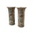 Asian Rose Medallion Trumpet Vases - a Pair For Sale - Image 3 of 8
