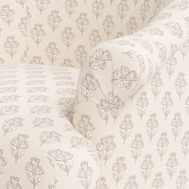 Textile Stoffer Home x Cloth & Company Marie Swivel Chair in Francie Cream For Sale - Image 7 of 7