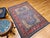 Vintage Persian Tabriz Area Rug, Hand-Knotted Wool, Floral Pattern, Navy & Red, 4x6 For Sale - Image 14 of 15