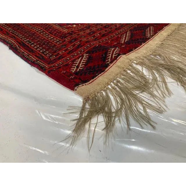 1960s Vintage Persian Torkaman Rug For Sale In New York - Image 6 of 7