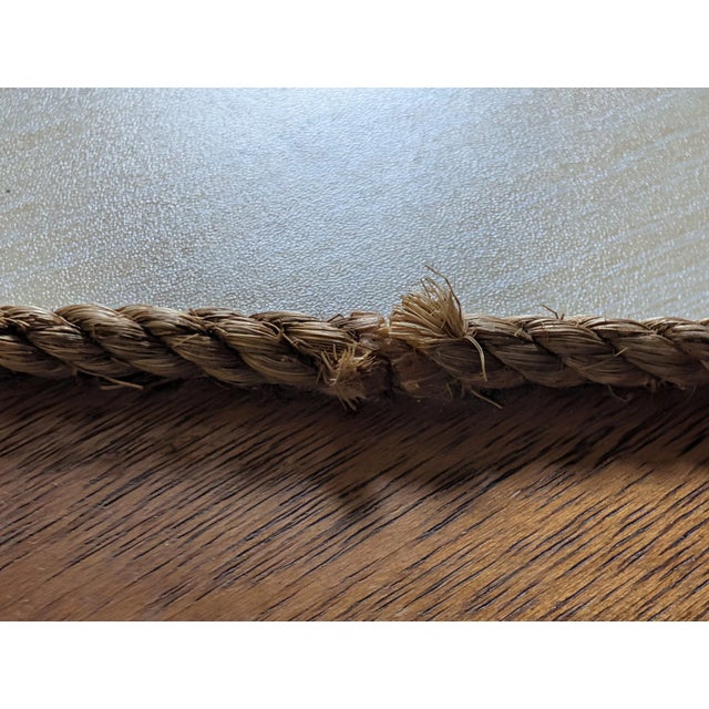 Wood Vintage Mid Century Modern Mosaiac Wood Trivet For Sale - Image 7 of 12