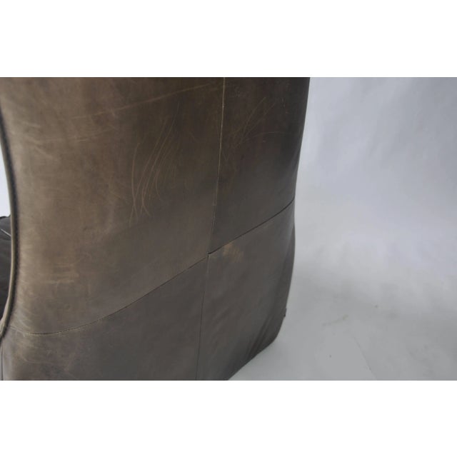 Brown 1970s Leather Chair by Gerard Van Den Berg for Montis For Sale - Image 8 of 10