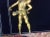 Gold Late 19th Century Gilt Metal Angel For Sale - Image 8 of 10