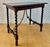 1920s Spanish Barley Twist Side Table With Wrought Iron Stretchers, 1920s For Sale - Image 5 of 11