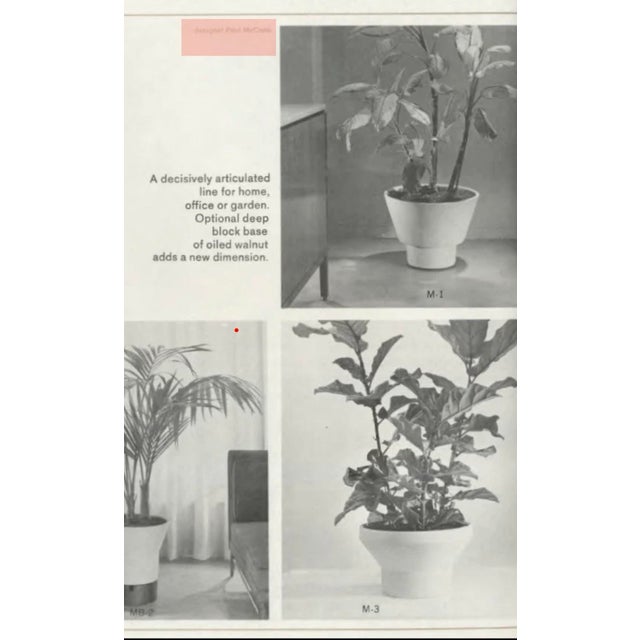 1950s Paul McCobb for Architectural Pottery Model M-1 Planter - Mid Century Ceramic For Sale In Atlanta - Image 6 of 11