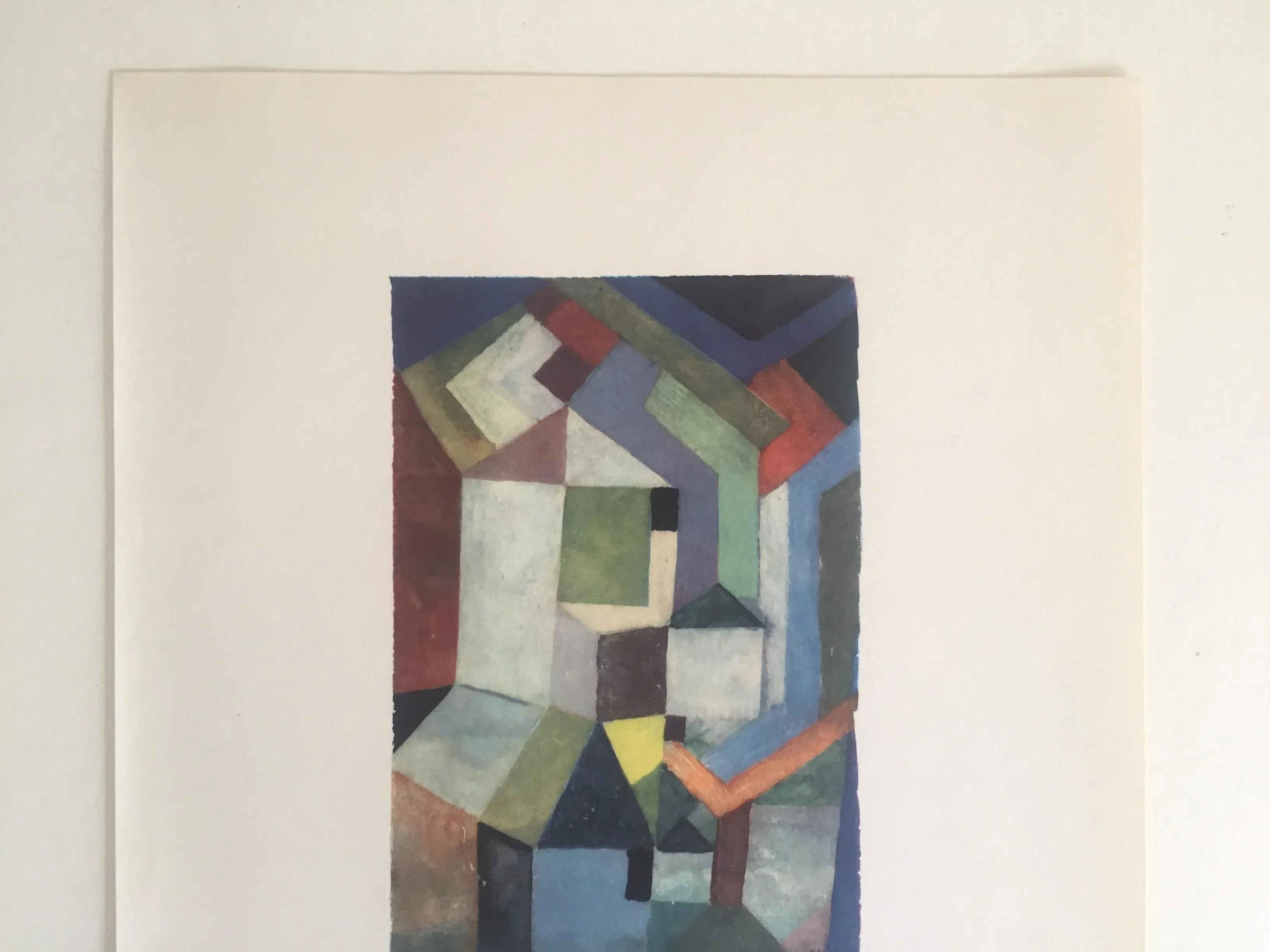Paul Klee Vintage 1969 Abstract Modernist Lithograph Print 