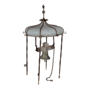 19th Century Bronze Bell With Zinc Cupola