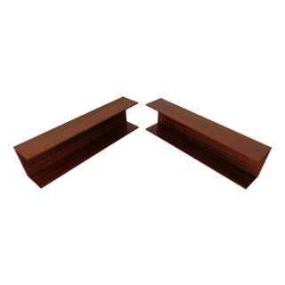 Mid-Century Rosewood Shelf by Walter Wirz for Wilhelm Renz, Germany, 1960s For Sale