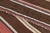 Textile Vintage Shahsavan Persian Kilim Runner With Polychromatic Stripes - Rug & Kilim For Sale - Image 7 of 7