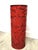 Large Carved Red Cinnabar-Style Lacquer Floor Vase or Umbrella Stand, Beijing Factory For Sale - Image 4 of 17