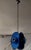 Blue Space Age Italian Glass Pendant Lamp from Arte Linea, 1970 For Sale - Image 8 of 11
