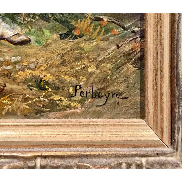 Wood Paul Émile Léon Perboyre- 19th Century French Military Scene Oil Painting For Sale - Image 7 of 11