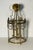 1940s Elegant Brass Neoclassical Pendant Chandelier For Sale In Miami - Image 6 of 8