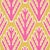Traditional Sample - Schumacher X Johnson Hartig Bodhi Tree Fabric in Yellow & Pink For Sale - Image 3 of 3