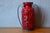 West German Pottery Red Ceramic Floor Vase with Wrought Iron Frame, 1960s For Sale - Image 9 of 9